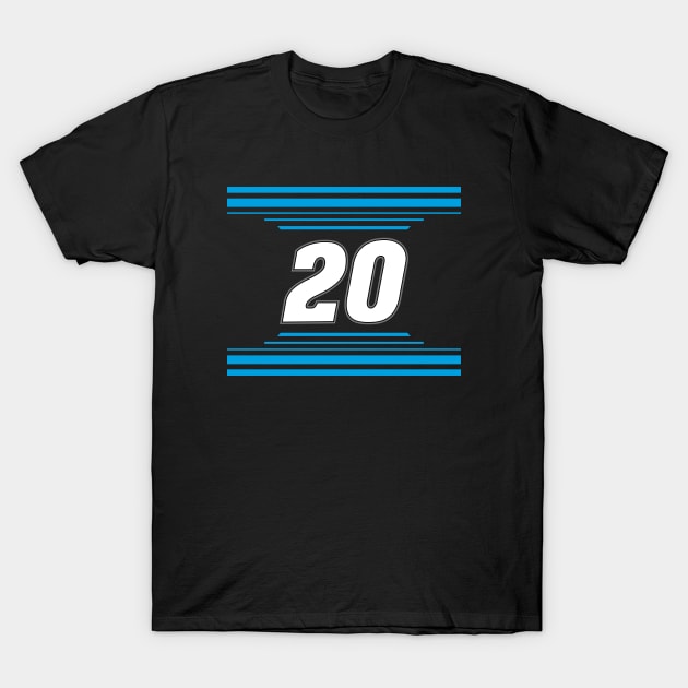 John Hunter Nemechek #20 2024 NASCAR Design T-Shirt by AR Designs 